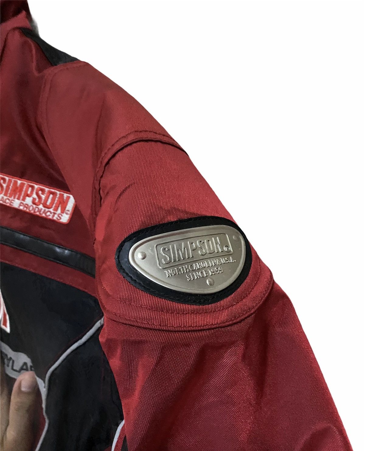 Sports Specialties × Vintage Vtg Simpson Motocycle Usa Race Product Jacket Size US L / EU 52-54 / 3 - 10 Thumbnail