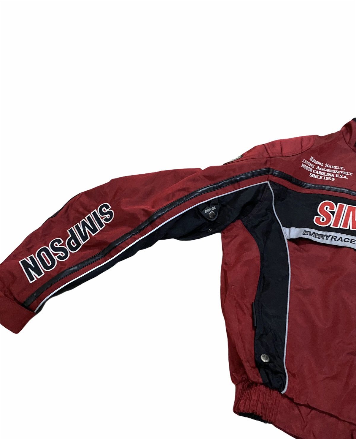 Sports Specialties × Vintage Vtg Simpson Motocycle Usa Race Product Jacket Size US L / EU 52-54 / 3 - 11 Thumbnail