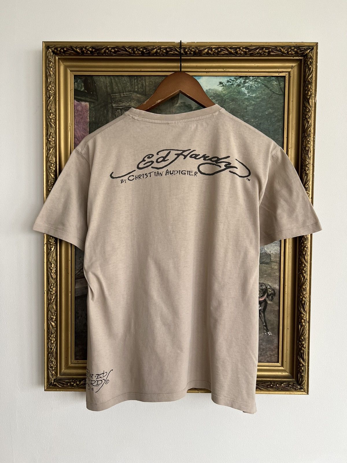 Ed Hardy Ed Hardy Christian Audigier Skull Streetwear Tee Size US M / EU 48-50 / 2 - 2 Thumbnail