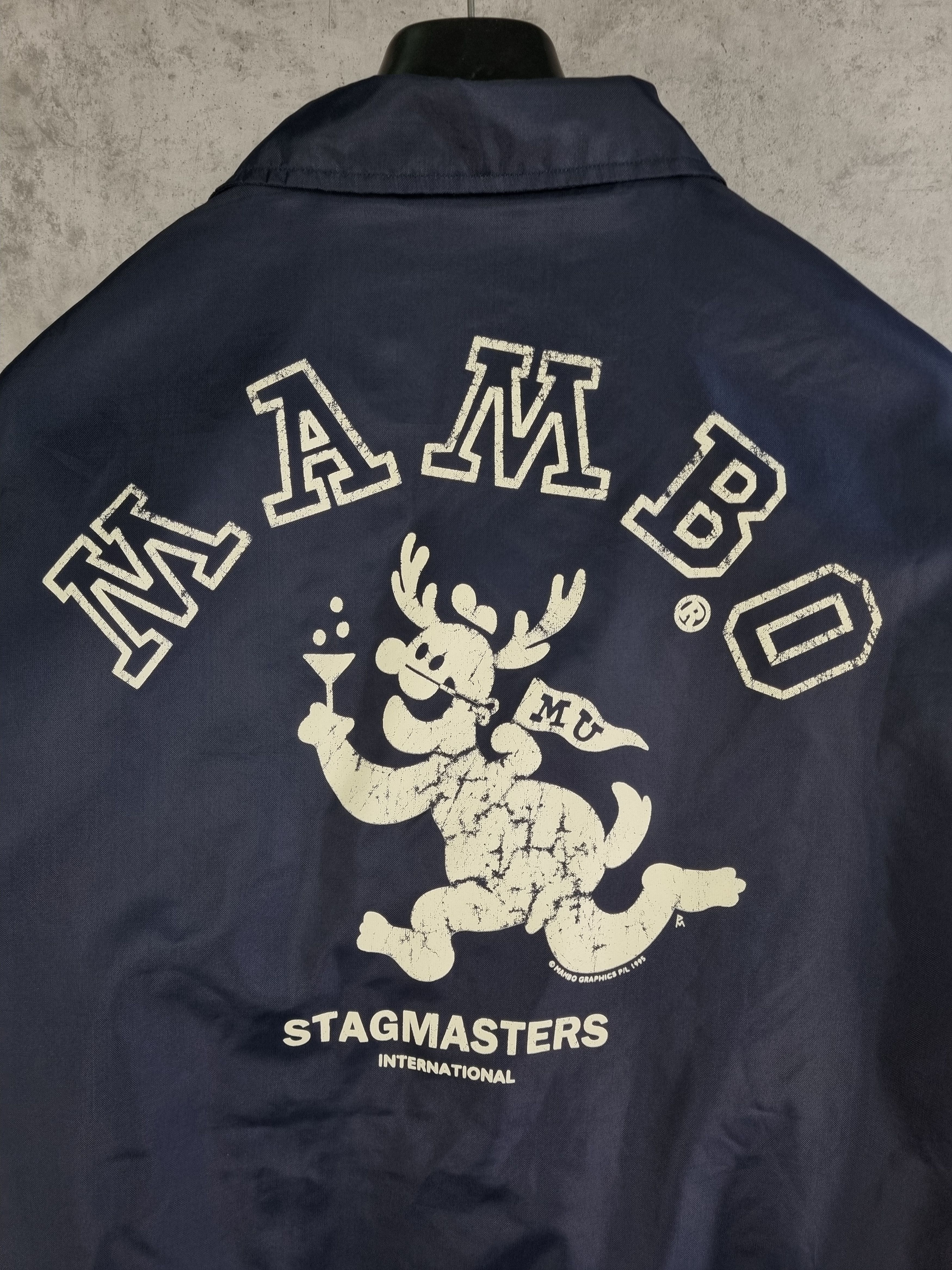 Hook-Ups × Mambo × Powell Peralta 1993 Nylon/Fleece Mambo Graphics Collared Jacket Size US L / EU 52-54 / 3 - 4 Thumbnail