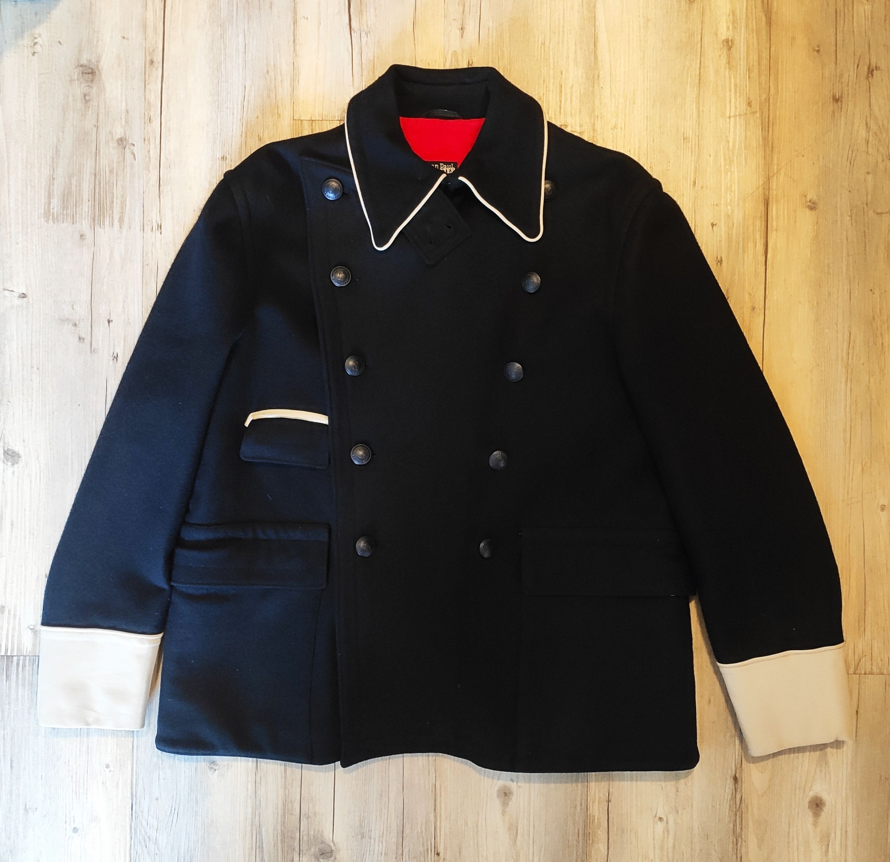 Jean Paul Gaultier PEARL! Pea coat FW05.Like Hermes or Martin Margiela Size US M / EU 48-50 / 2 - 2 Thumbnail