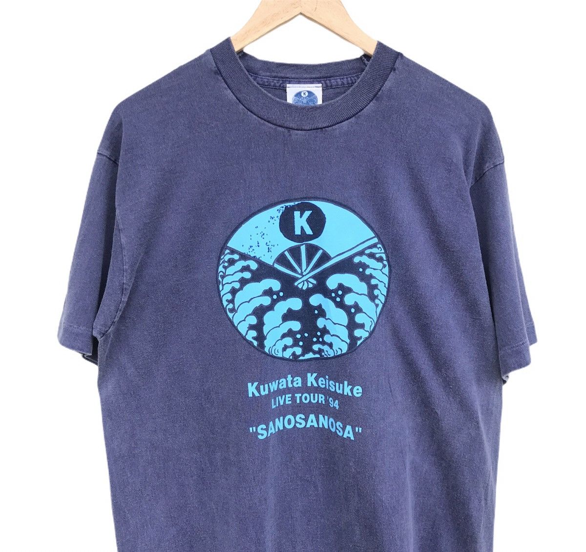 Band Tees Vintage 90s Kuwata keisuke Sanosanosa tour japan rock singer Size US L / EU 52-54 / 3 - 1 Thumbnail