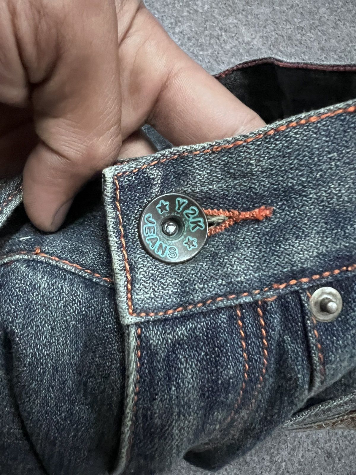 Japanese Brand RARE DESIGN‼️RUSTY DENIM PANT JEANS 2k Size US 30 / EU 46 - 6 Thumbnail