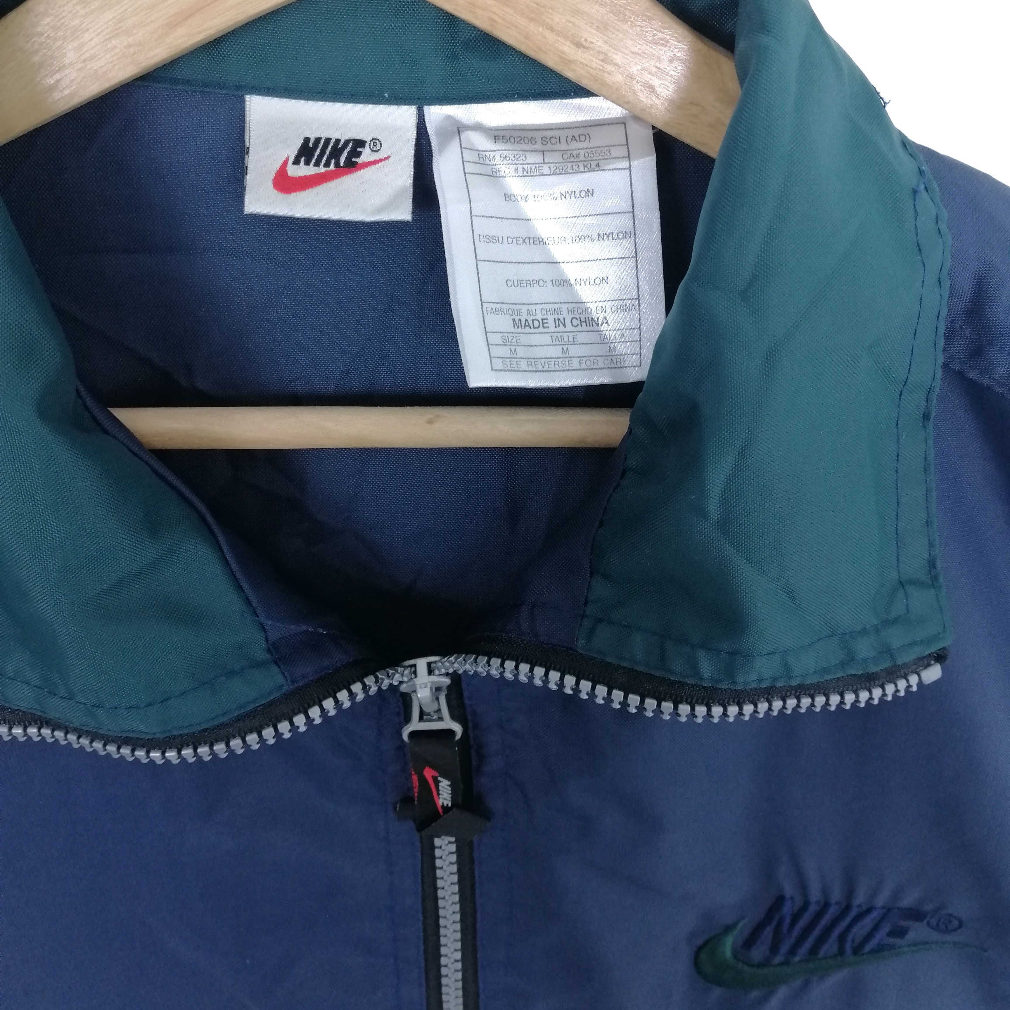 Nike 🔥Vintage 90s Nike pullover windbreaker sweater Size US M / EU 48-50 / 2 - 6 Thumbnail