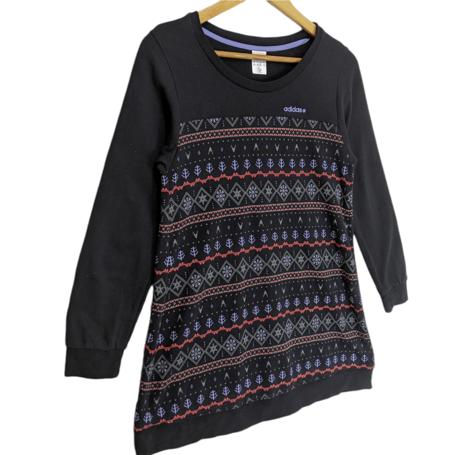 Adidas ADIDAS Christmas Monogram Long Jumper Sweatshirt Size S / US 4 / IT 40 - 3 Thumbnail
