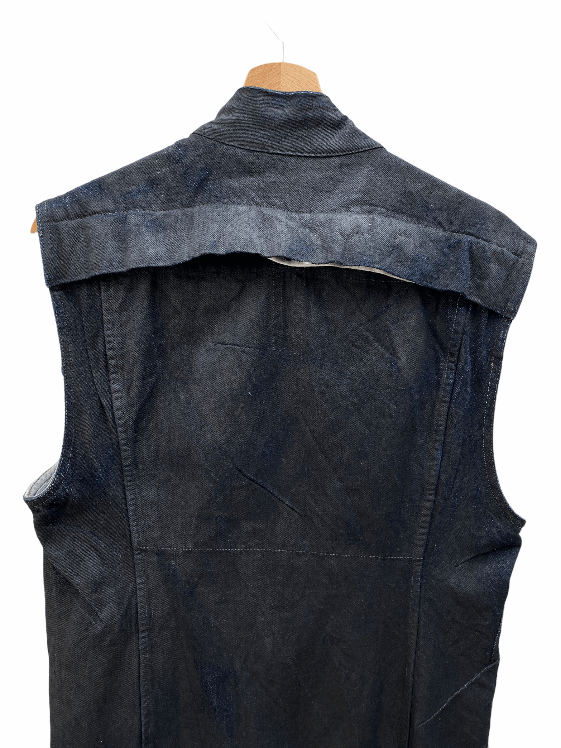 Rick Owens × Rick Owens Drkshdw Black Waxed Coat Size US S / EU 44-46 / 1 - 7 Thumbnail