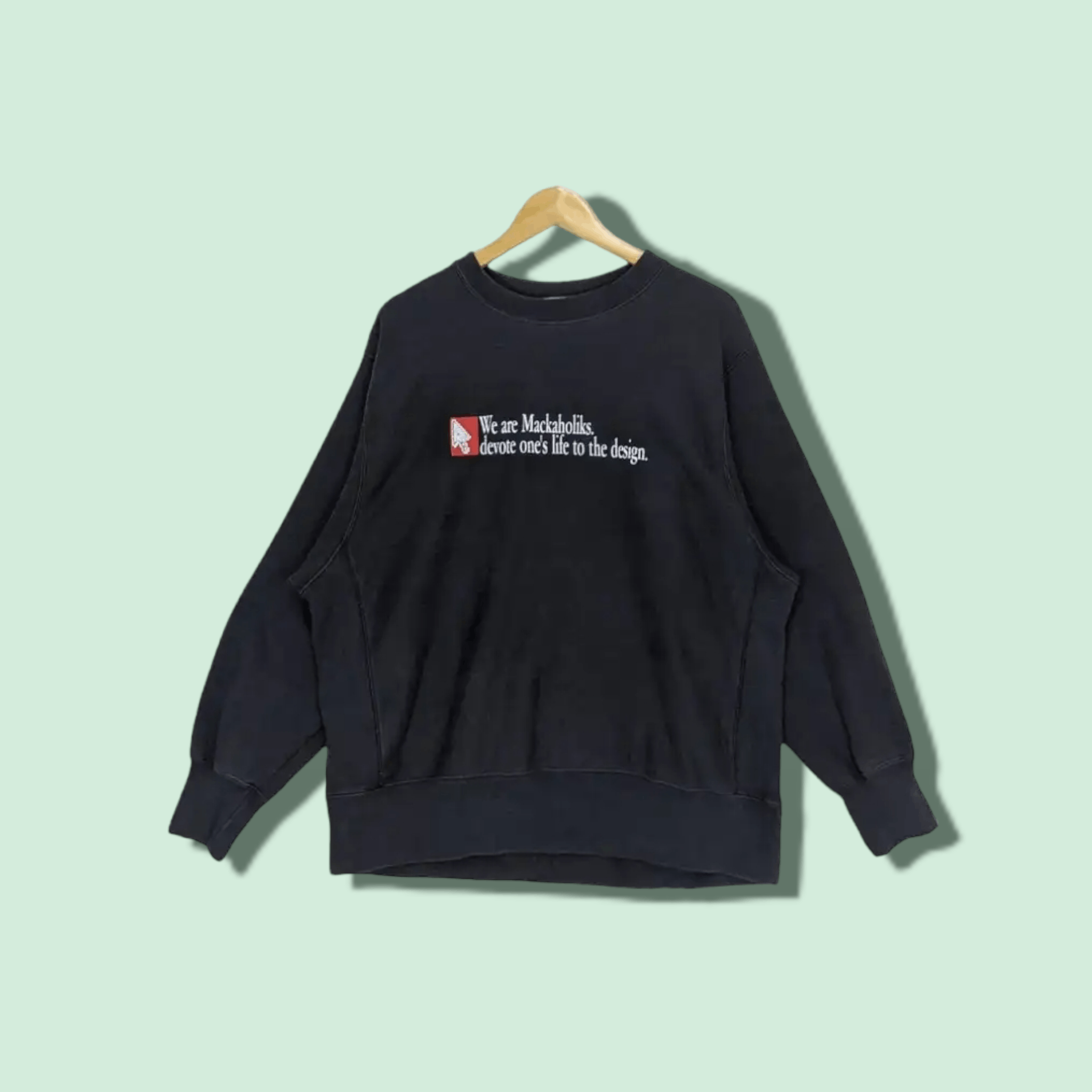 Apple JUS-2 Mackaholics Apple Microsoft Iphone Android Sweatshirt Size US L / EU 52-54 / 3 - 1 Thumbnail