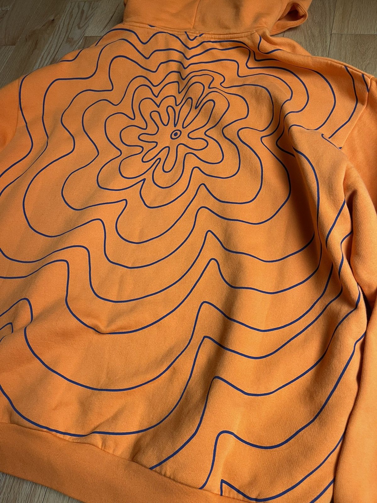 Marni Marni Vibrating Flower Sweatshirt Hoodie Orange Black SS22 Size US L / EU 52-54 / 3 - 3 Thumbnail