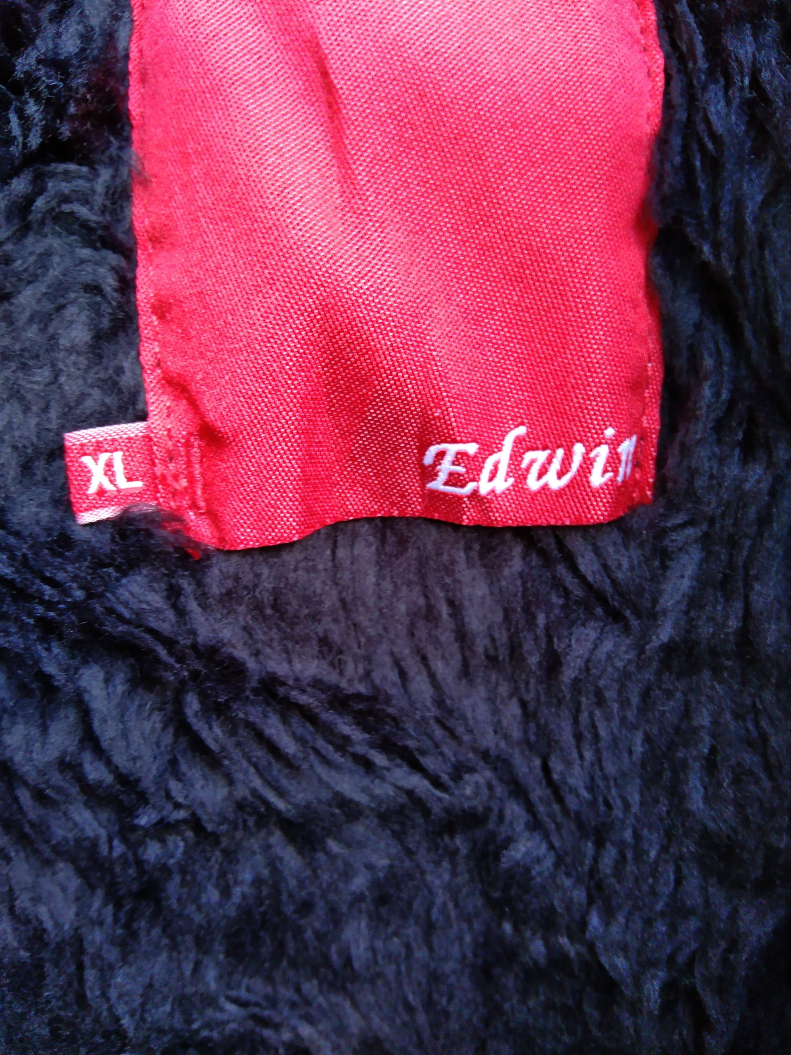 Edwin × Japanese Brand × Vintage EDWIN COLDUROY TRUCKER JACKET WITH FAUX FUR LINING Size US M / EU 48-50 / 2 - 14 Thumbnail