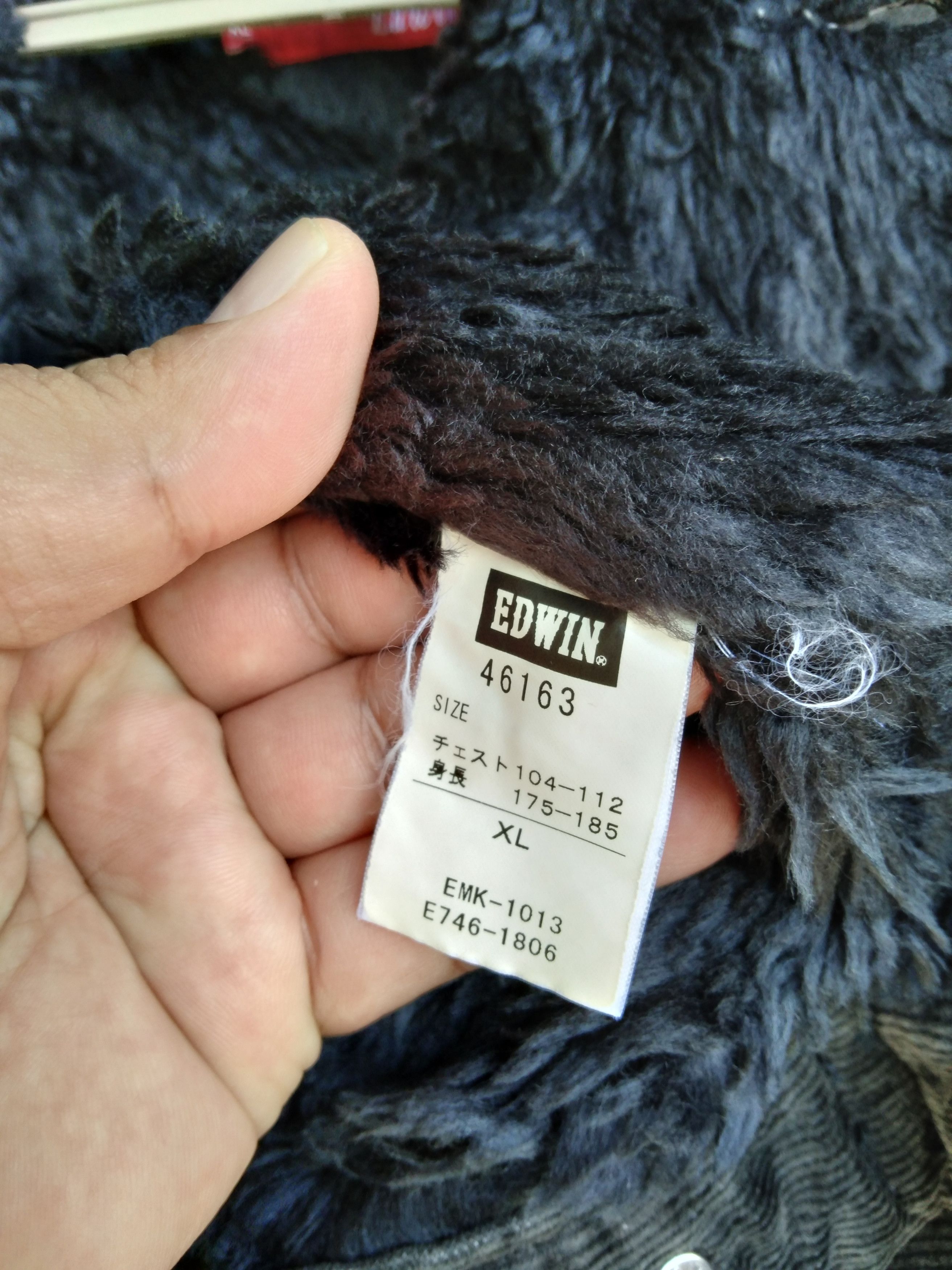 Edwin × Japanese Brand × Vintage EDWIN COLDUROY TRUCKER JACKET WITH FAUX FUR LINING Size US M / EU 48-50 / 2 - 16 Thumbnail