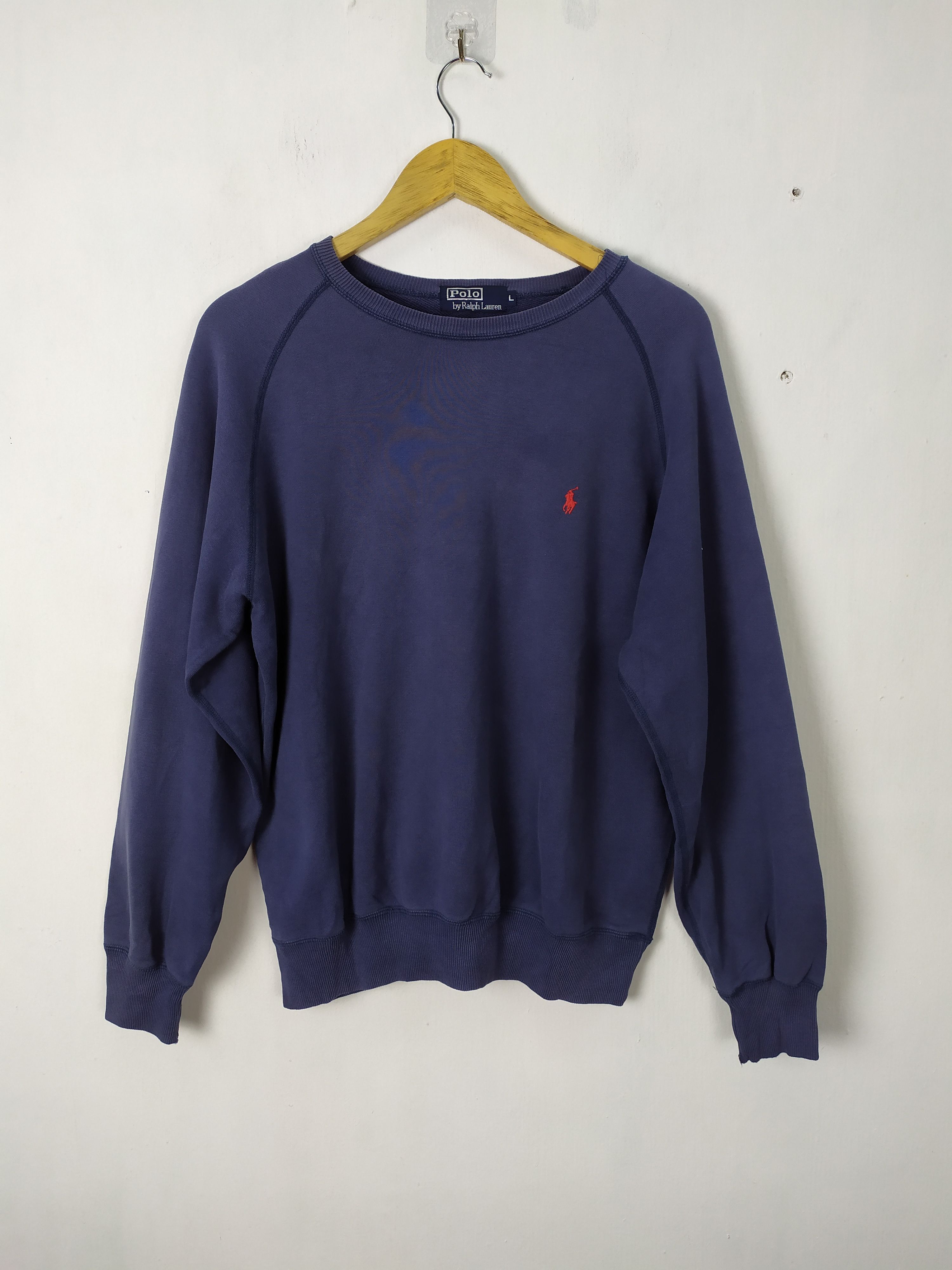 Polo Ralph Lauren VINTAGE POLO RALPH LAUREN FADED SWEATSHIRT Size US L / EU 52-54 / 3 - 1 Thumbnail