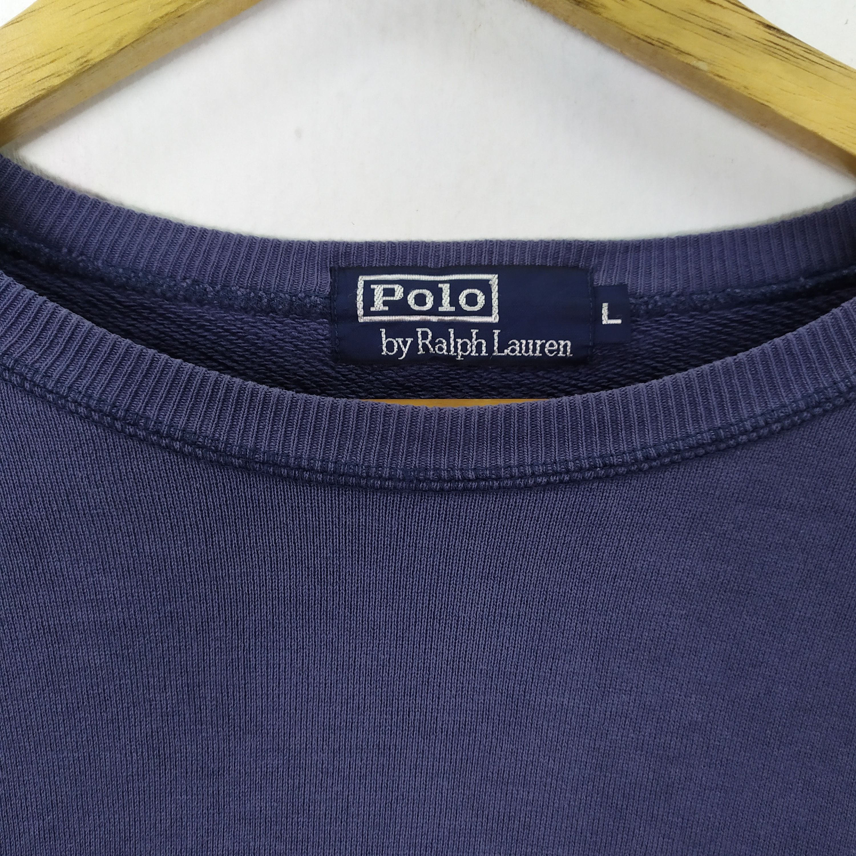 Polo Ralph Lauren VINTAGE POLO RALPH LAUREN FADED SWEATSHIRT Size US L / EU 52-54 / 3 - 4 Thumbnail