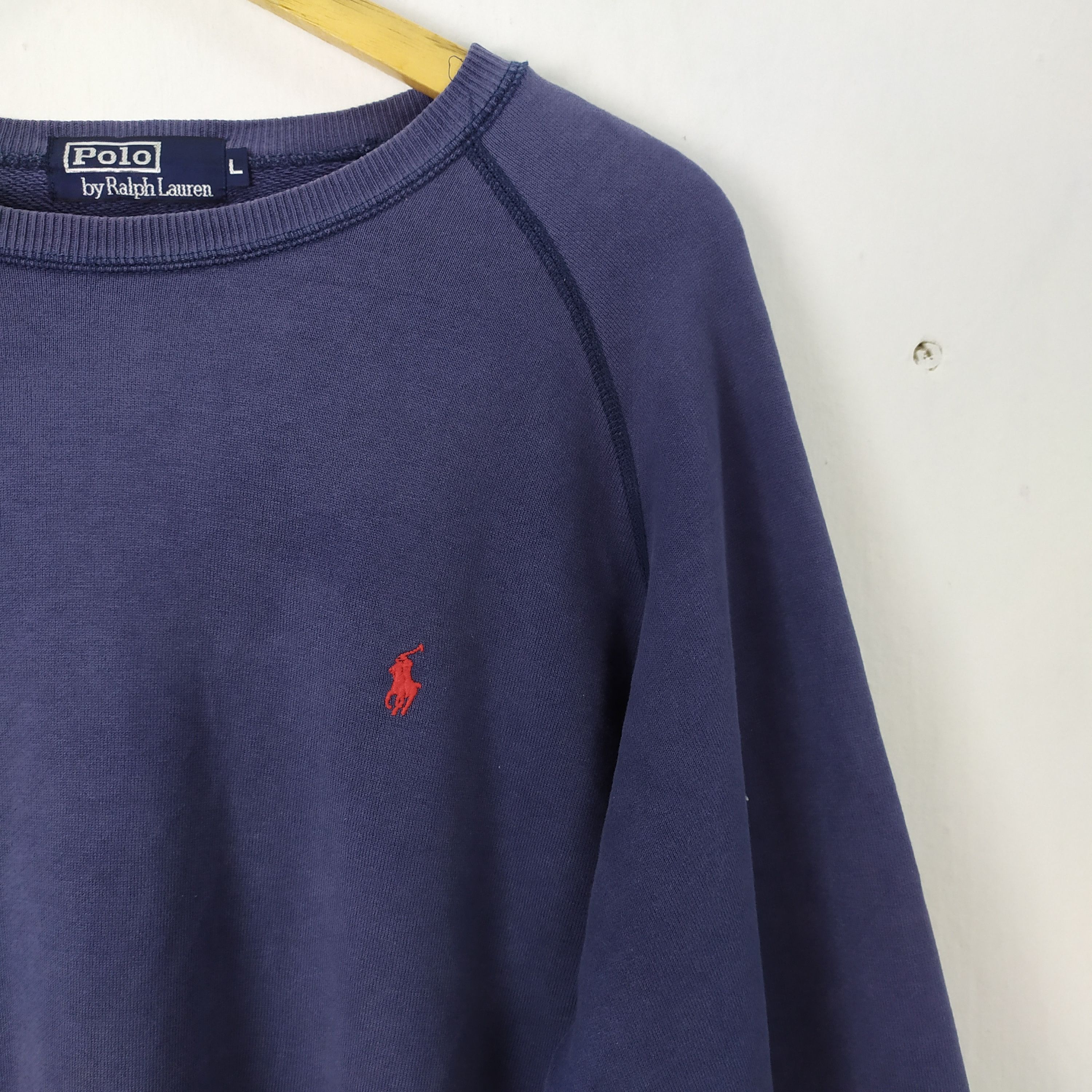 Polo Ralph Lauren VINTAGE POLO RALPH LAUREN FADED SWEATSHIRT Size US L / EU 52-54 / 3 - 3 Thumbnail