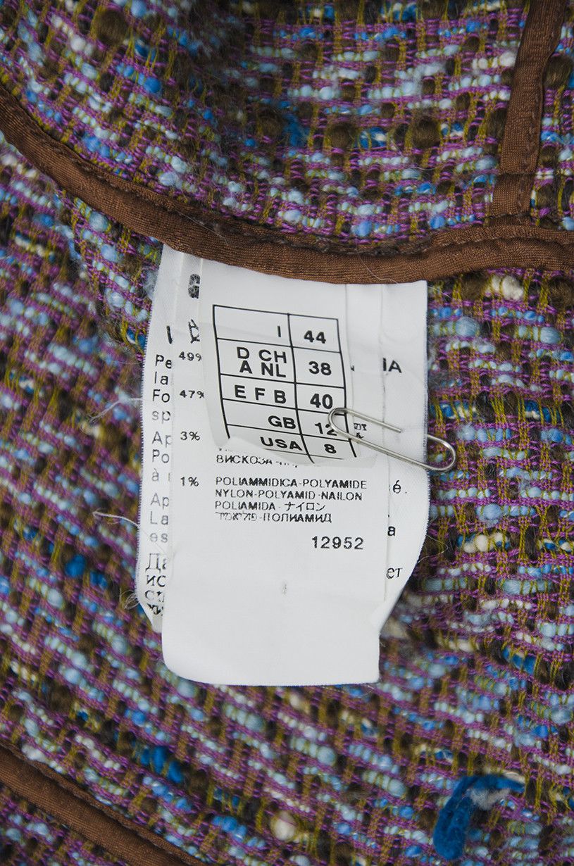 Missoni MISSONI Multicolor Single Breasted Knit Coat Size M / US 6-8 / IT 42-44 - 10 Thumbnail