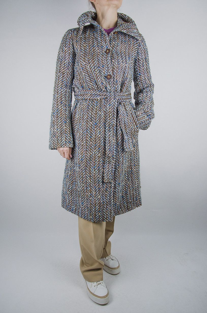 Missoni MISSONI Multicolor Single Breasted Knit Coat Size M / US 6-8 / IT 42-44 - 3 Thumbnail