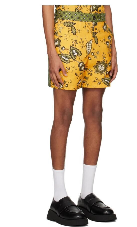 Erdem BNWT SS23 ERDEM LUCAS PATCHWORK PAISLEY LINEN SHORTS 50 Size US 34 / EU 50 - 11 Thumbnail
