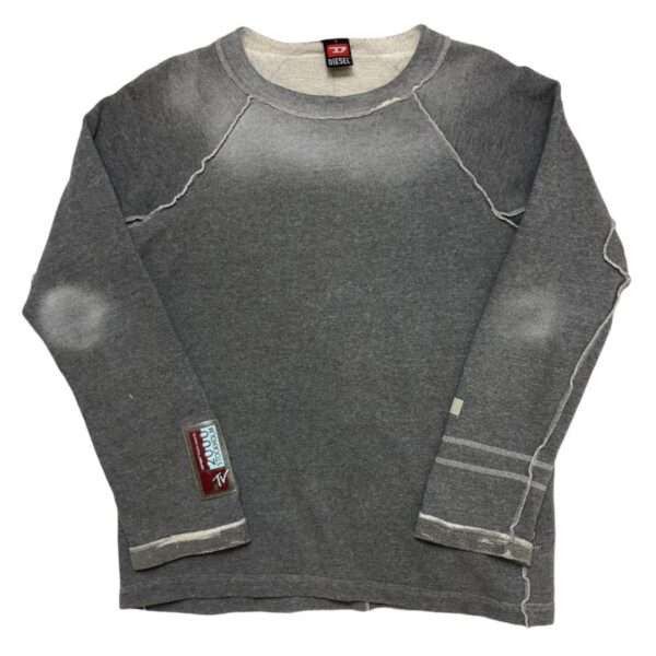 Diesel × Vintage Vintage Diesel MTV 2000 Y2K Sweatshirt Size US S / EU 44-46 / 1 - 1 Thumbnail