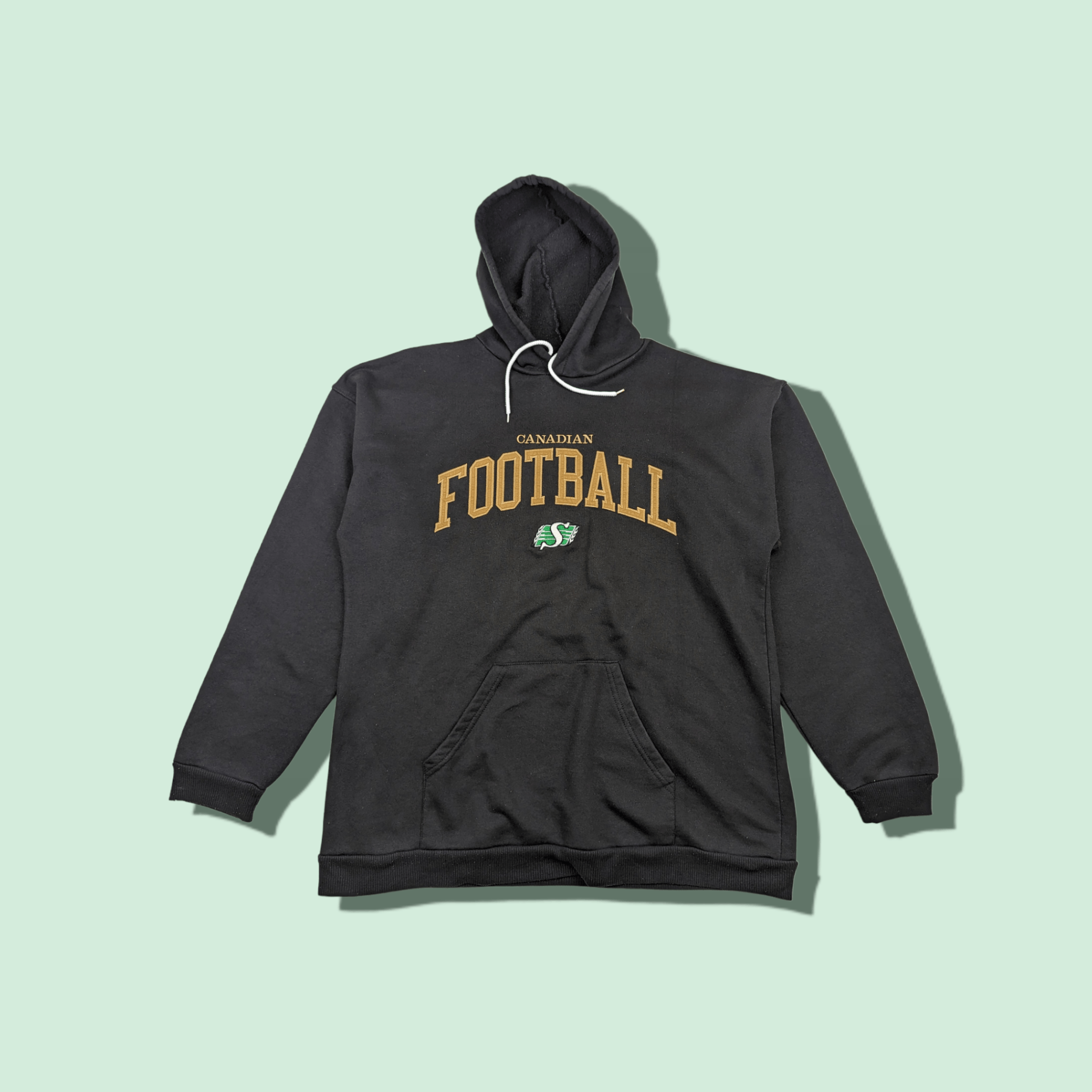 NFL Vintage CANADIAN FOOTBALL Saskatchewan Roughriders Hoodie Size US L / EU 52-54 / 3 - 1 Thumbnail