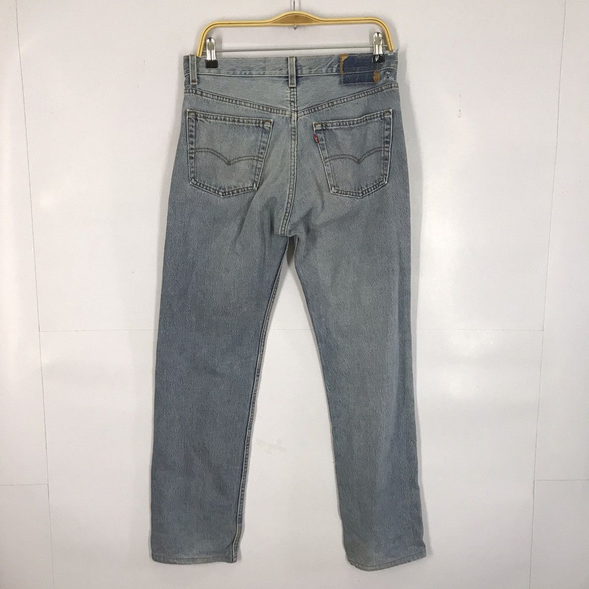 Levi's Vintage Clothing 90 Levi’s 501 Daicock koi Scales Custom Denim pants Size US 29 - 9 Thumbnail