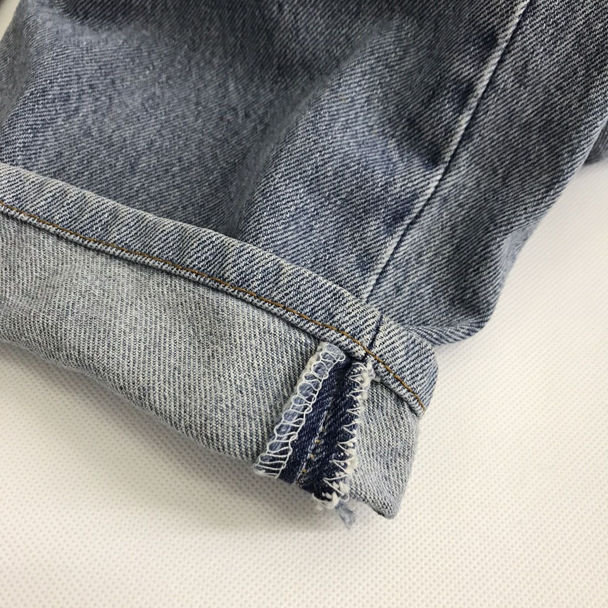 Levi's Vintage Clothing 90 Levi’s 501 Daicock koi Scales Custom Denim pants Size US 29 - 18 Thumbnail