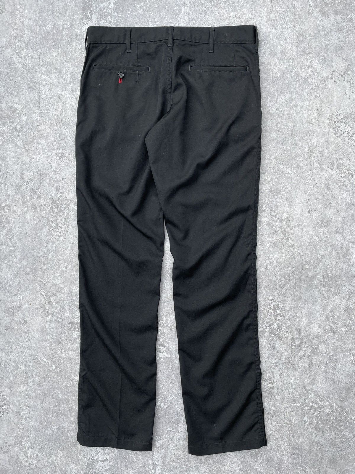 Comme des Garcons Comme Des Garcons Homme Black Wool Pants Size US 33 - 2 Thumbnail