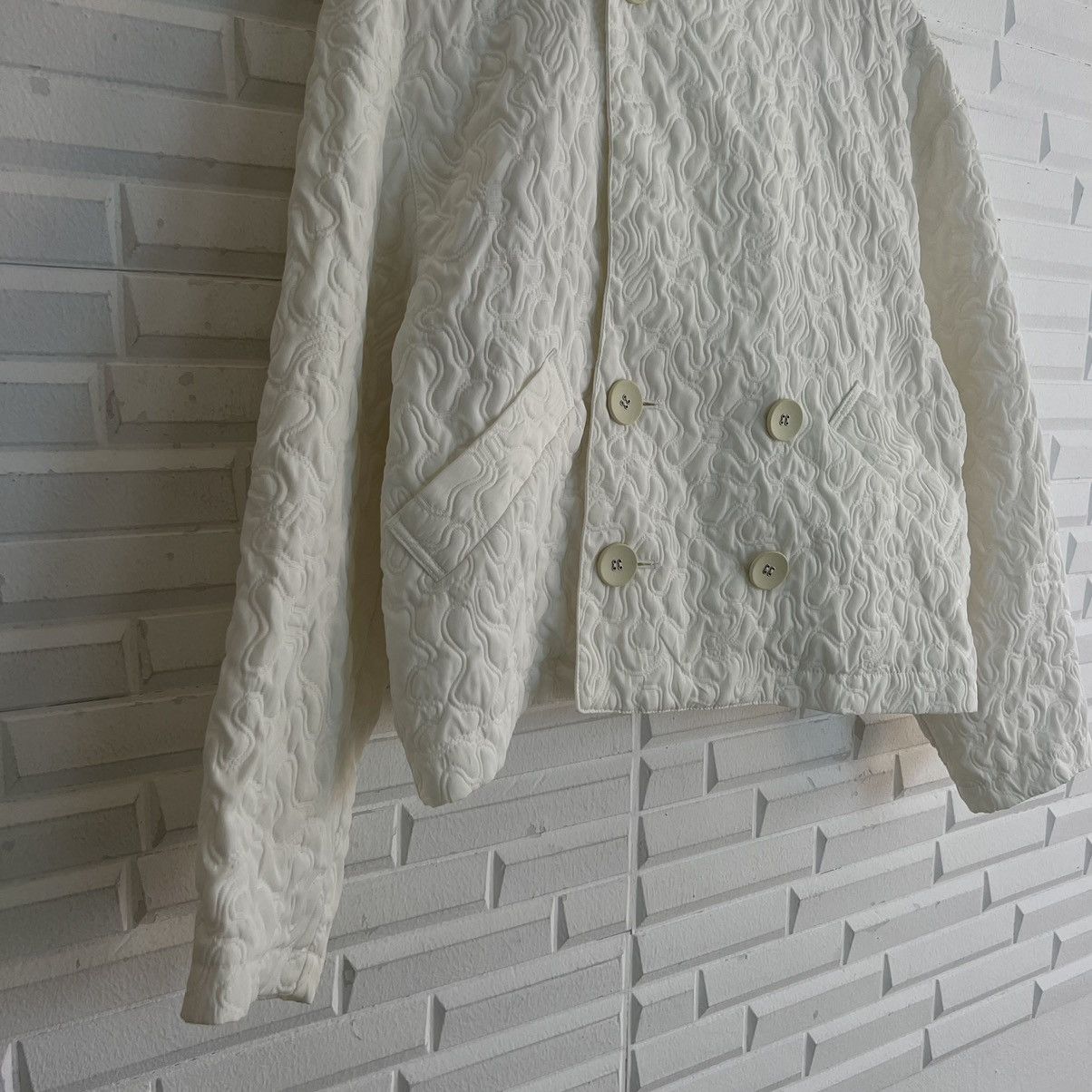 Issey Miyake VINTAGE CROPPED QUILTED JACKET IS ISSEY MIYAKE Size US M / EU 48-50 / 2 - 5 Thumbnail