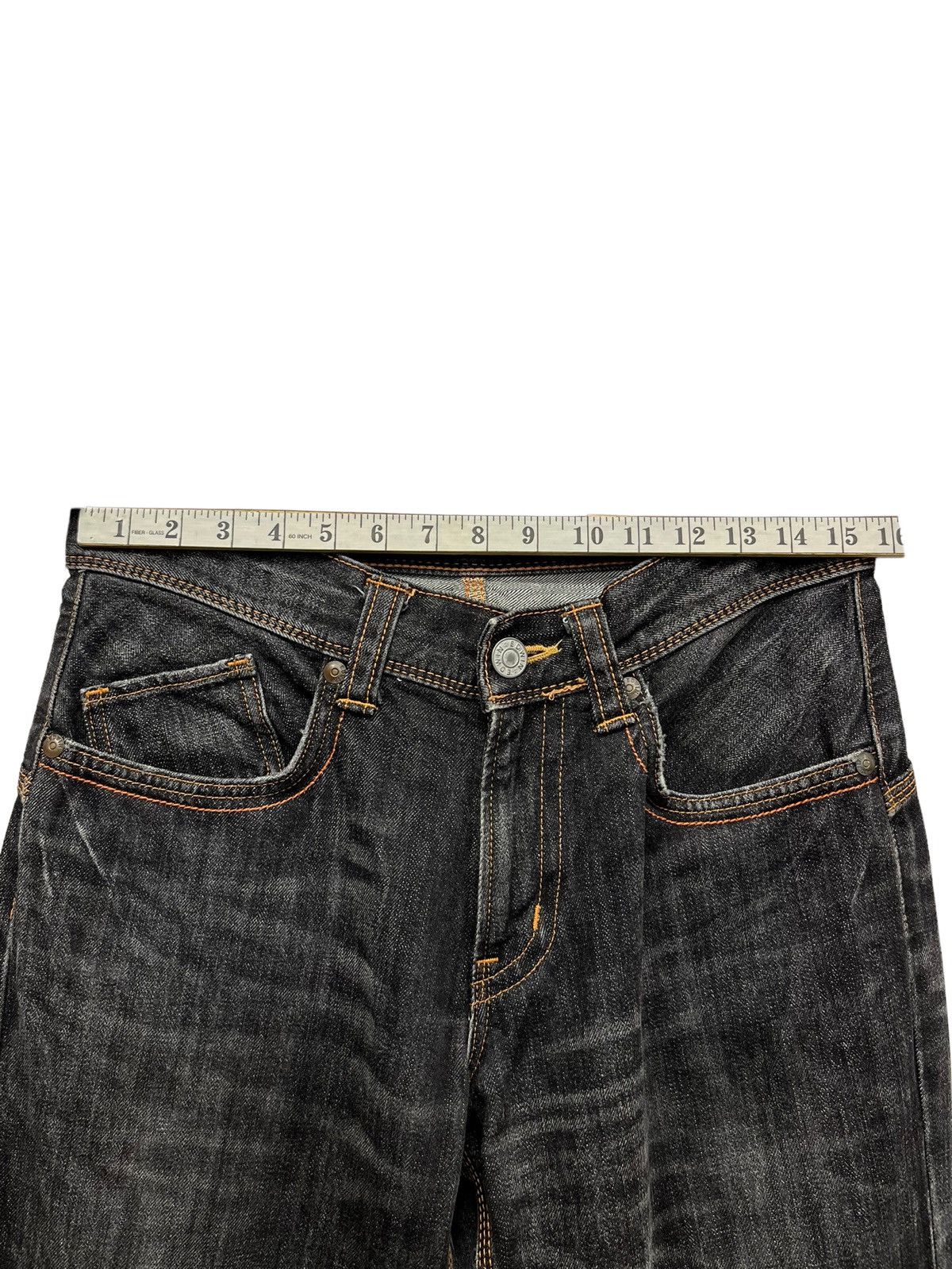 Japanese Brand 🔥Exclusive Vintage Distressed Buckle Back Flare Denim Jeans Size US 31 - 10 Thumbnail