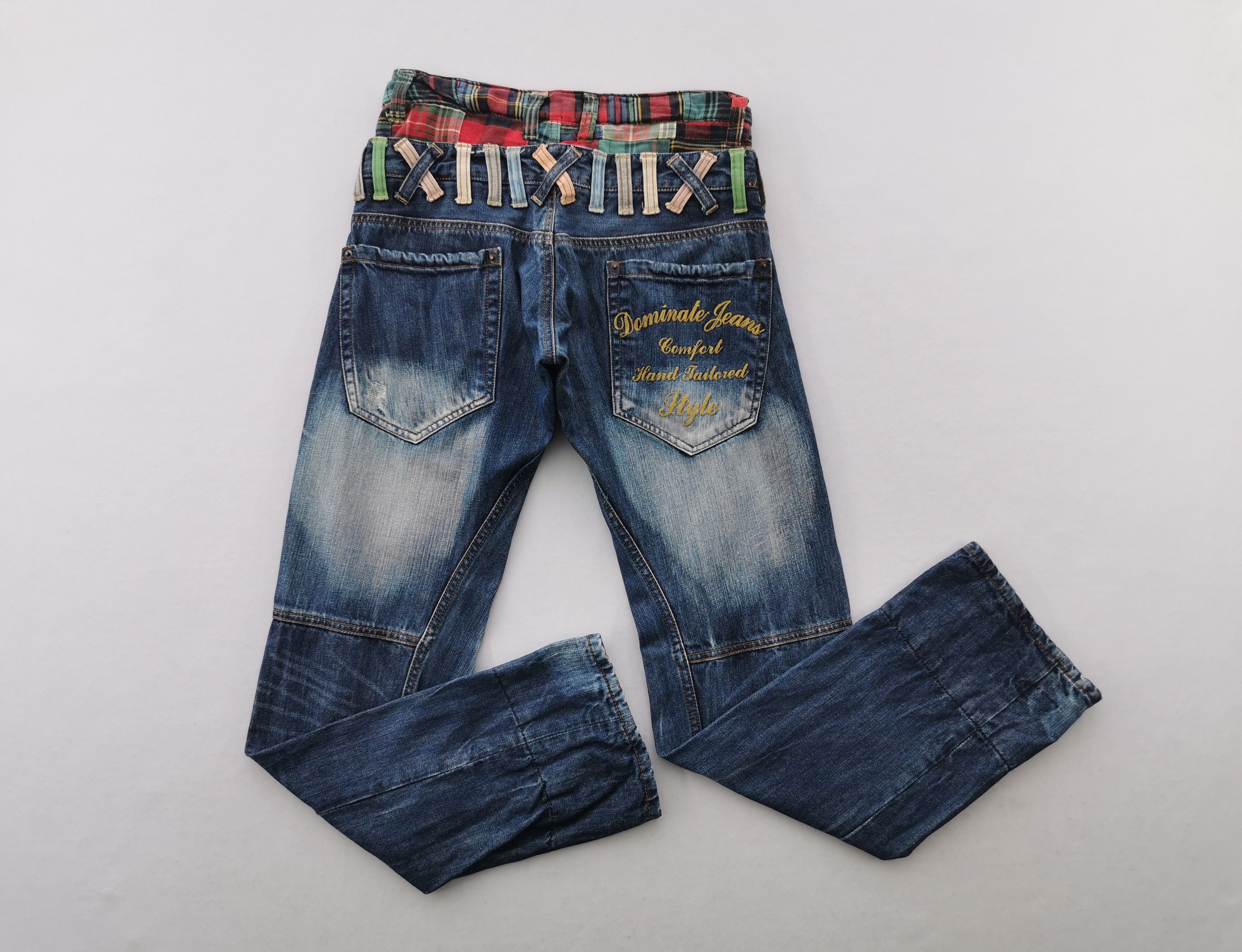 Vintage Nylaus Explosion Denim Jeans Pants Size 29