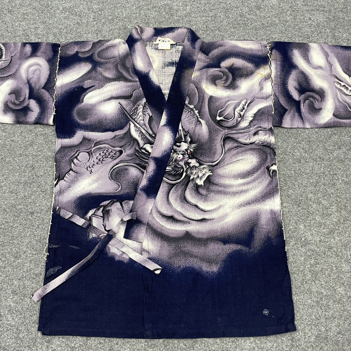 Japanese Brand Japanese Traditional Distressed Kimono Dragon Big Logo Size US S / EU 44-46 / 1 - 7 Thumbnail