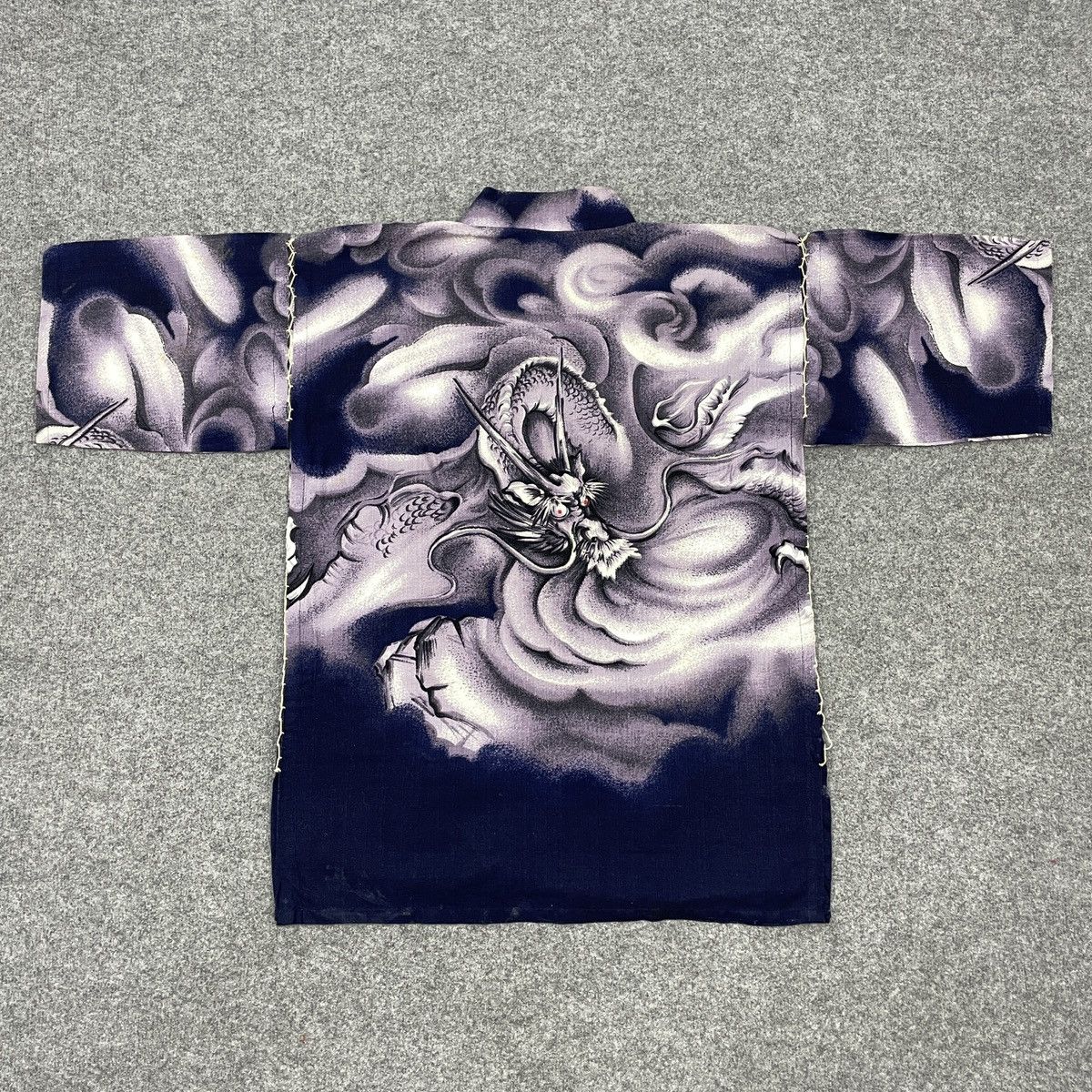 Japanese Brand Japanese Traditional Distressed Kimono Dragon Big Logo Size US S / EU 44-46 / 1 - 2 Thumbnail