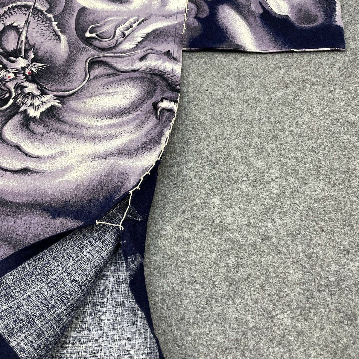 Japanese Brand Japanese Traditional Distressed Kimono Dragon Big Logo Size US S / EU 44-46 / 1 - 14 Thumbnail
