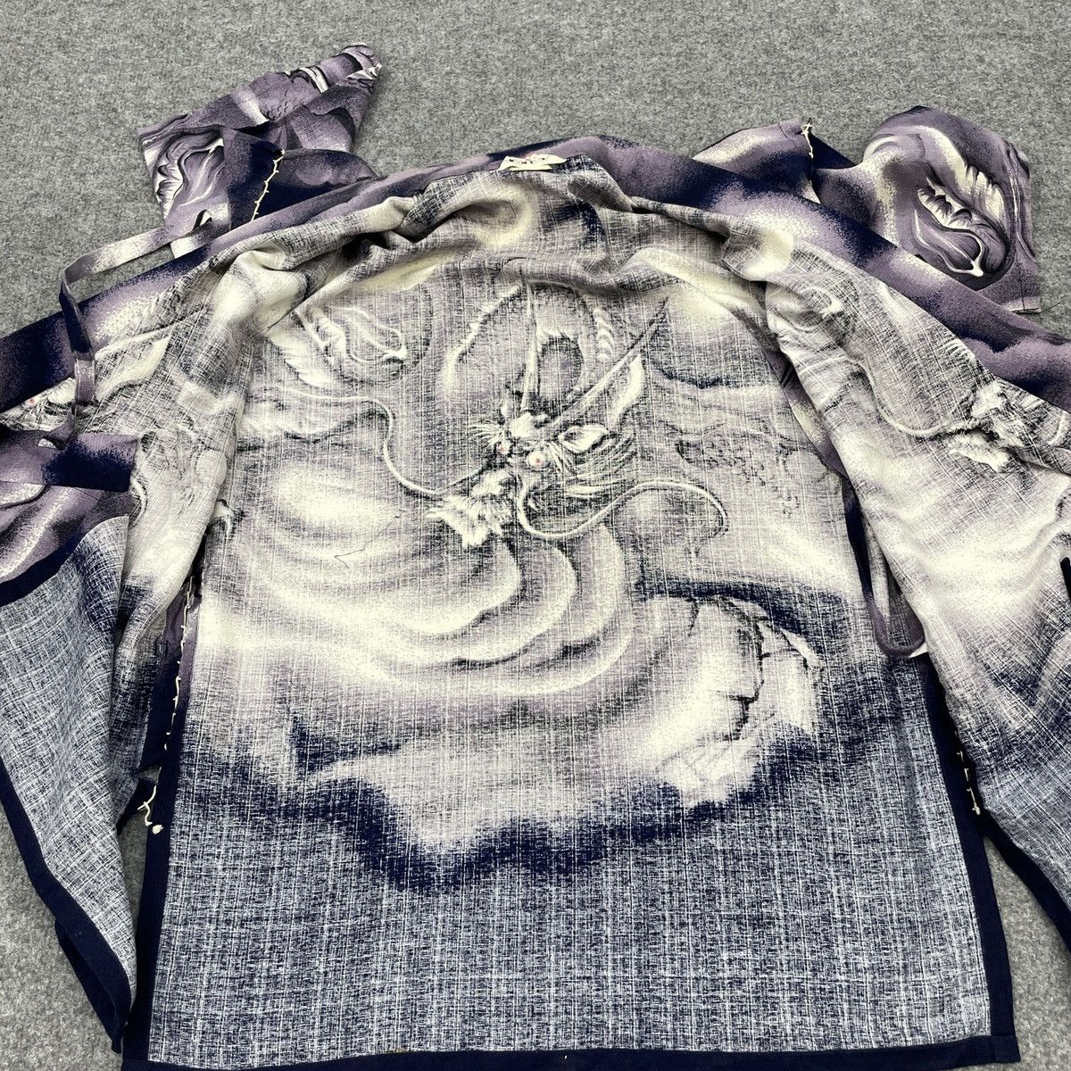 Japanese Brand Japanese Traditional Distressed Kimono Dragon Big Logo Size US S / EU 44-46 / 1 - 6 Thumbnail