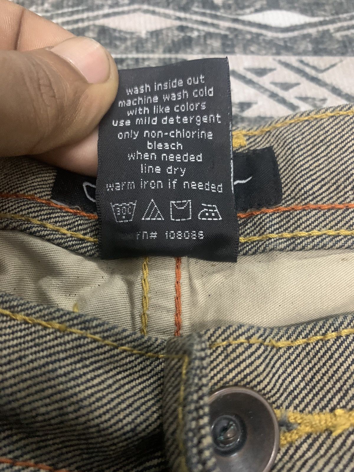 Sean John RARE SEAN JOHN SELVEDGE OUTSIDE JEANS Size US 34 / EU 50 - 8 Thumbnail