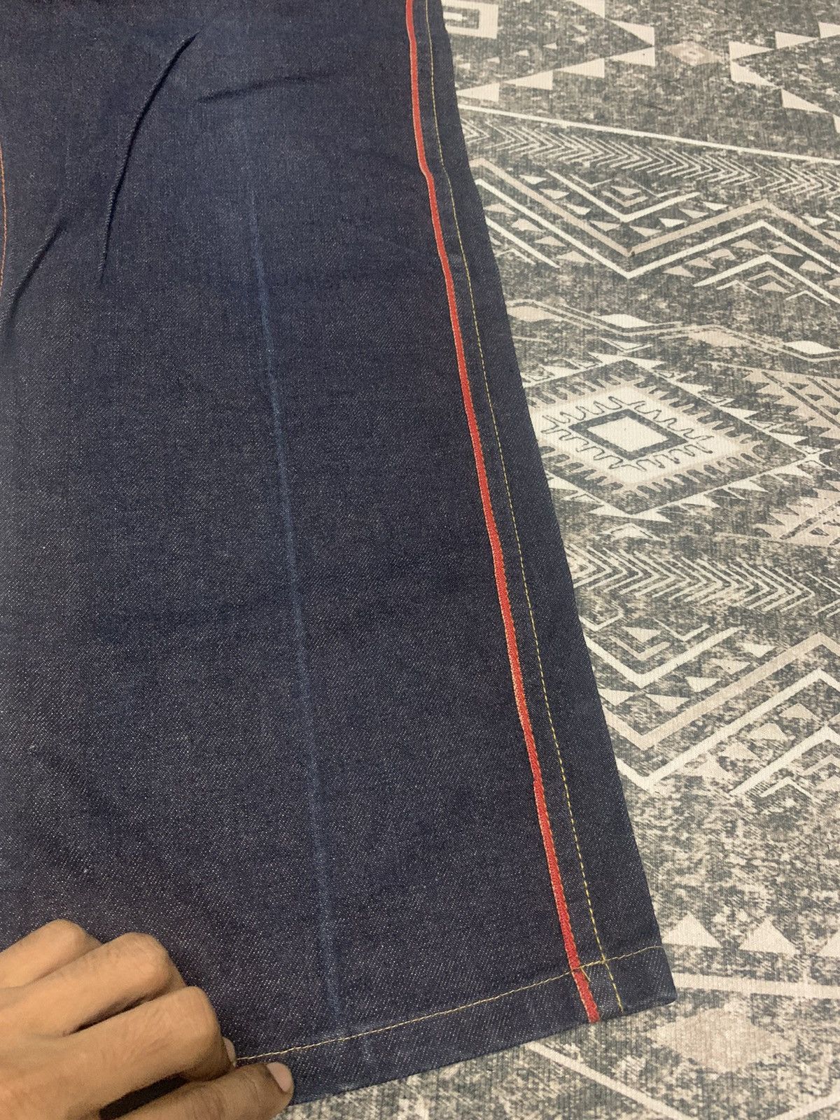 Sean John RARE SEAN JOHN SELVEDGE OUTSIDE JEANS Size US 34 / EU 50 - 4 Thumbnail