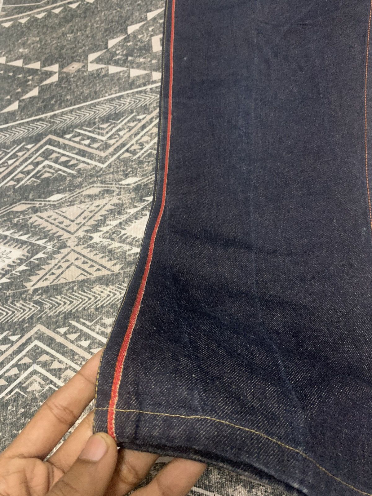 Sean John RARE SEAN JOHN SELVEDGE OUTSIDE JEANS Size US 34 / EU 50 - 3 Thumbnail