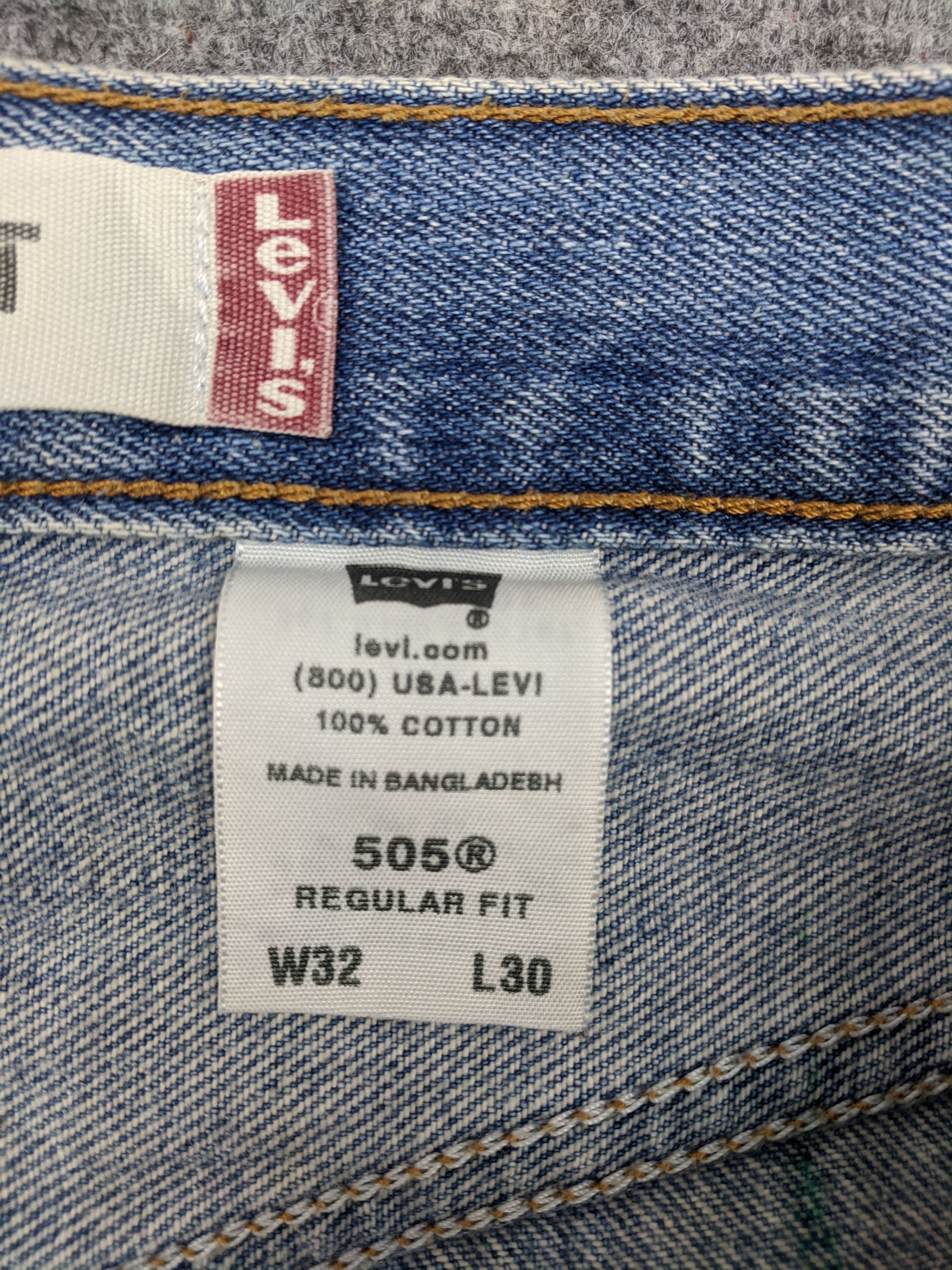 Levi's Vintage Levis 505 Jeans DP0604 Size US 32 / EU 48 - 11 Thumbnail
