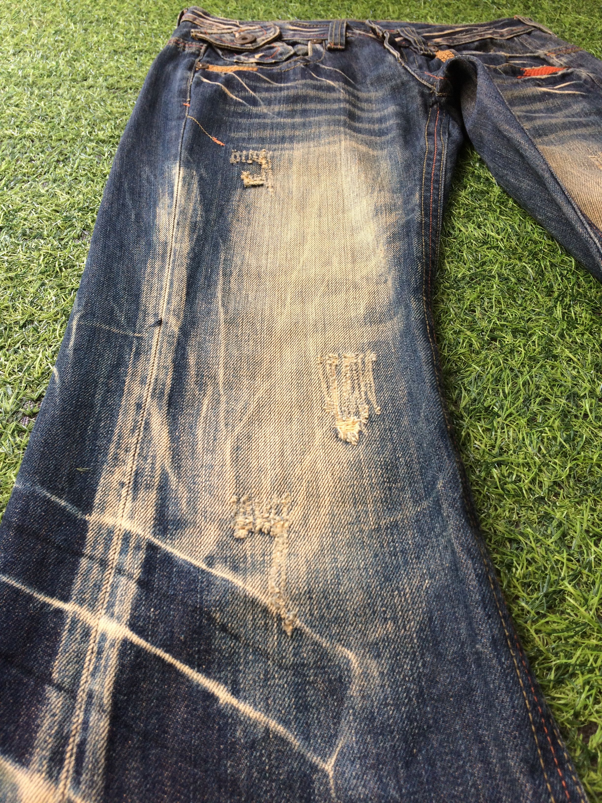 Japanese Brand Lolita Japan Wide Leg Jeans #D-468 Size 27" / US 4 / IT 40 - 6 Thumbnail