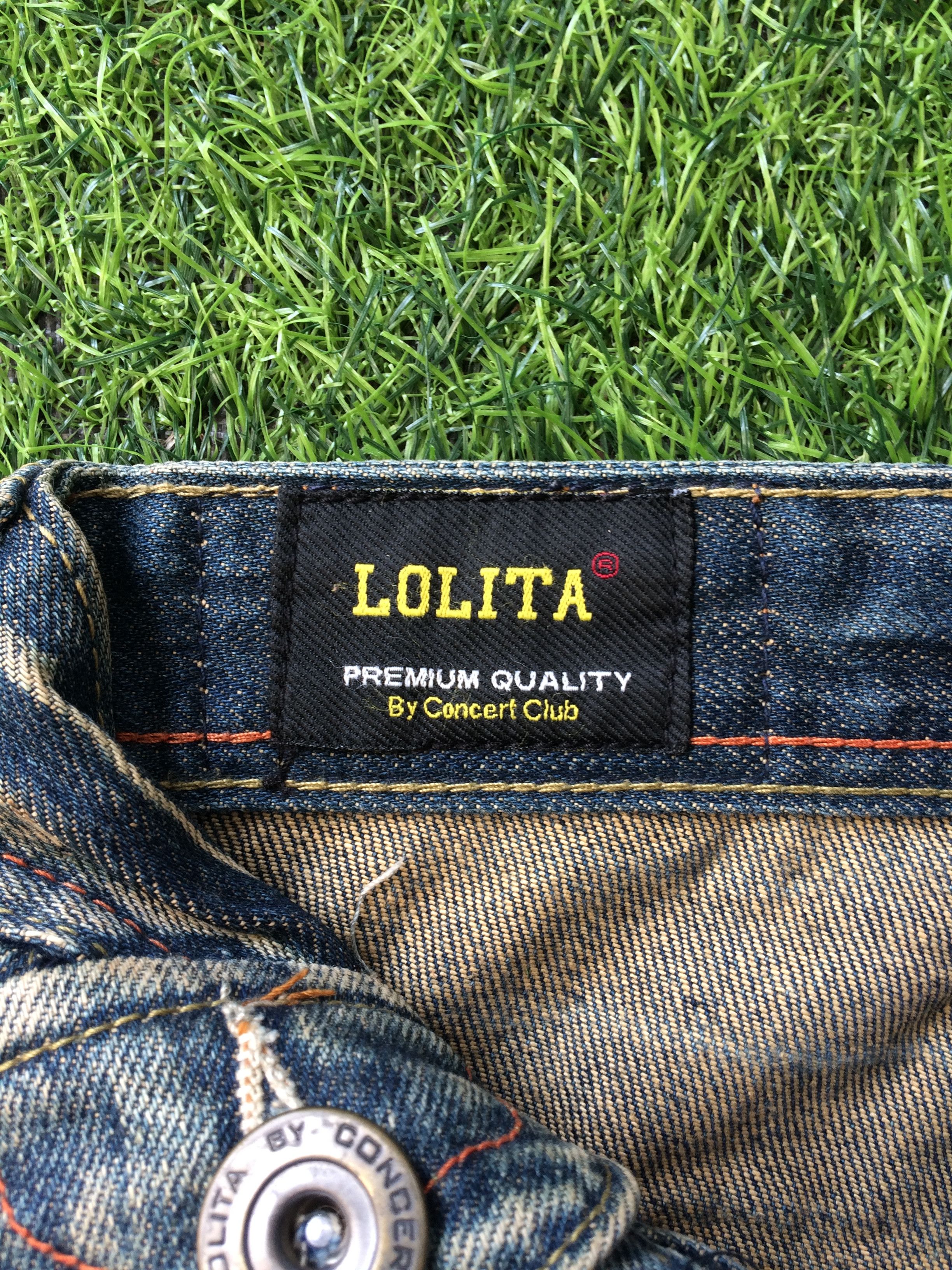 Japanese Brand Lolita Japan Wide Leg Jeans #D-468 Size 27" / US 4 / IT 40 - 11 Thumbnail
