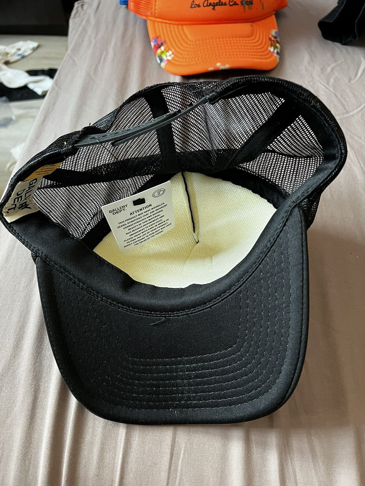 Gallery Dept. GALLERY DEPT. TRUCKER CAP BLACK/YELLOW Size ONE SIZE - 2 Thumbnail