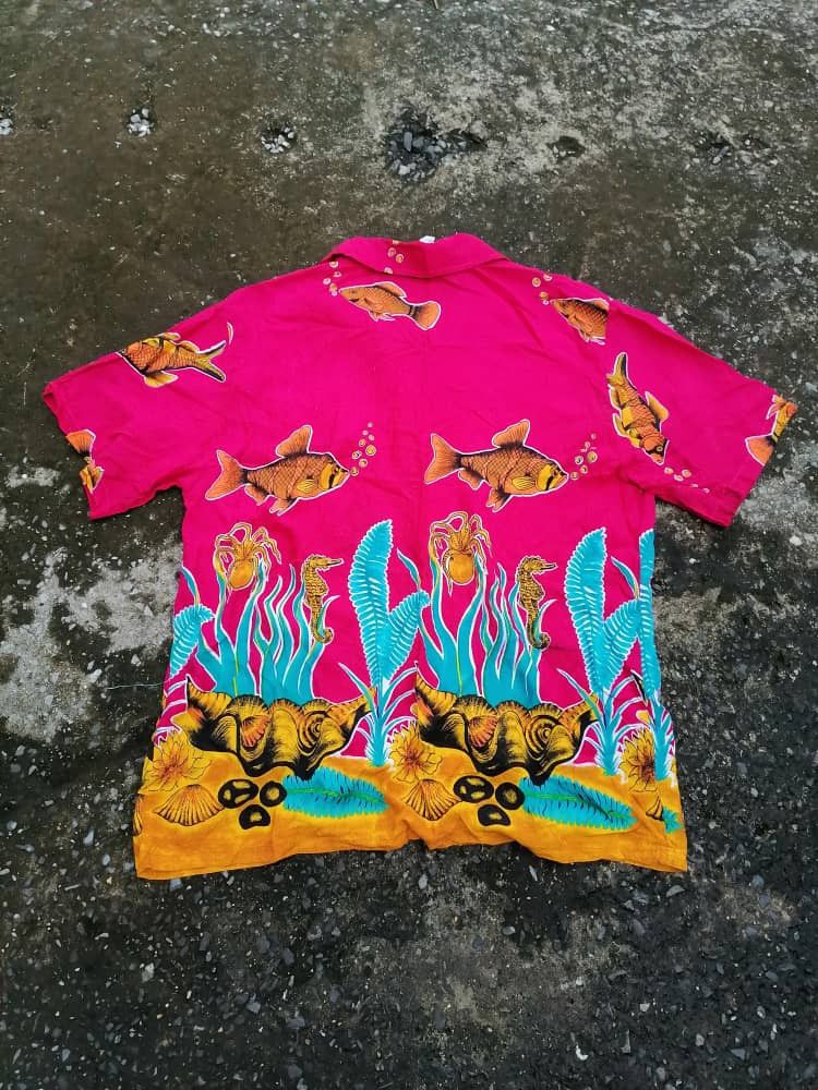 Other Bonanza Hawaiian Buttons Shirt Size US L / EU 52-54 / 3 - 2 Thumbnail