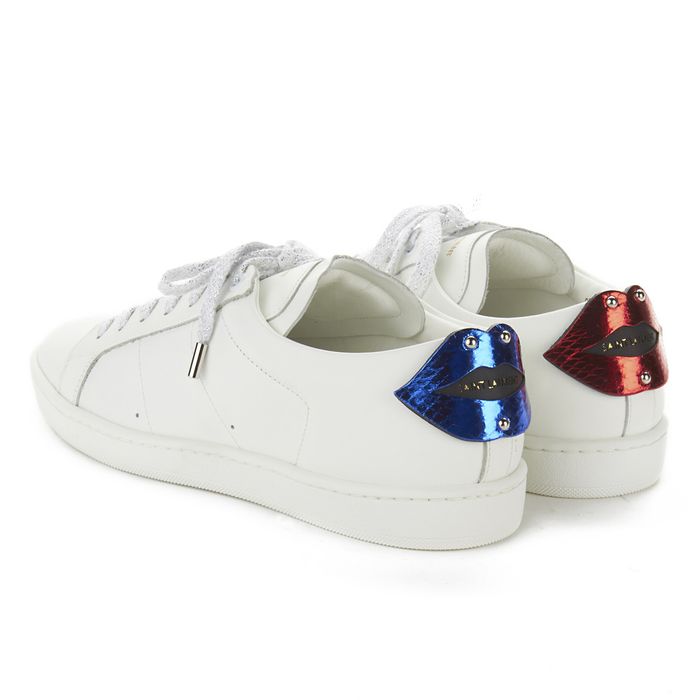 Saint Laurent White Leather Star Court Classic Low Top Sneakers Size 39 Saint  Laurent Paris