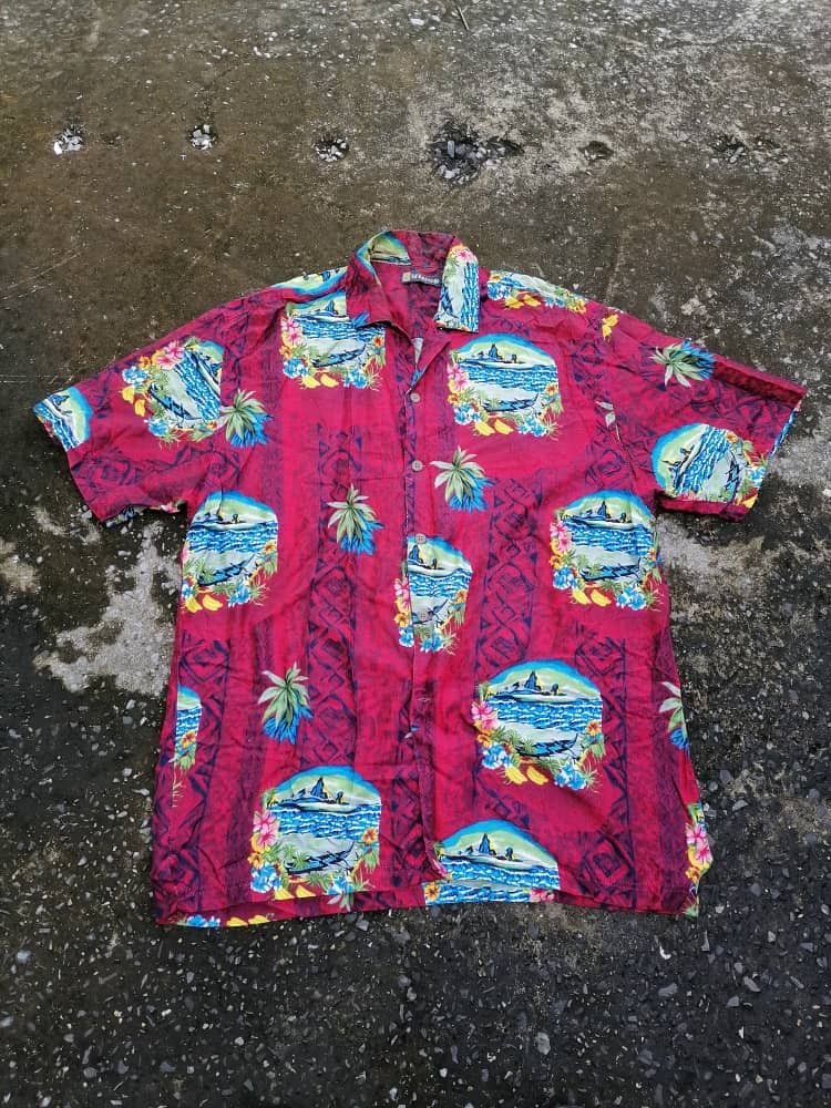 Other Wingo Hawaiian Buttons Shirt Size US L / EU 52-54 / 3 - 1 Thumbnail