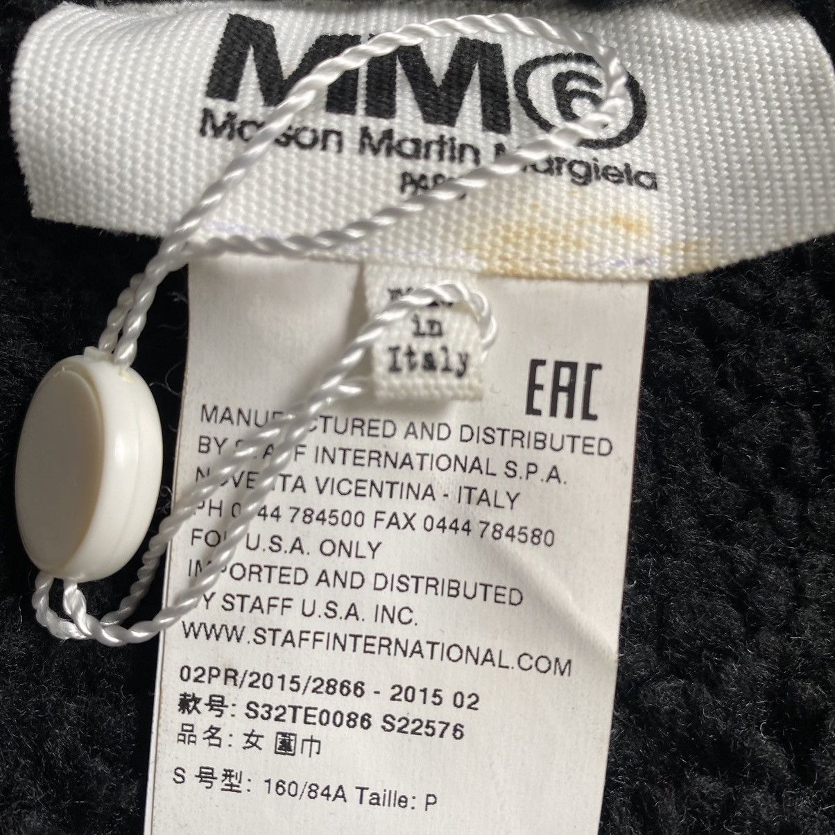Maison Margiela Fall15 mm6 teddy collar scarf Size ONE SIZE - 3 Thumbnail