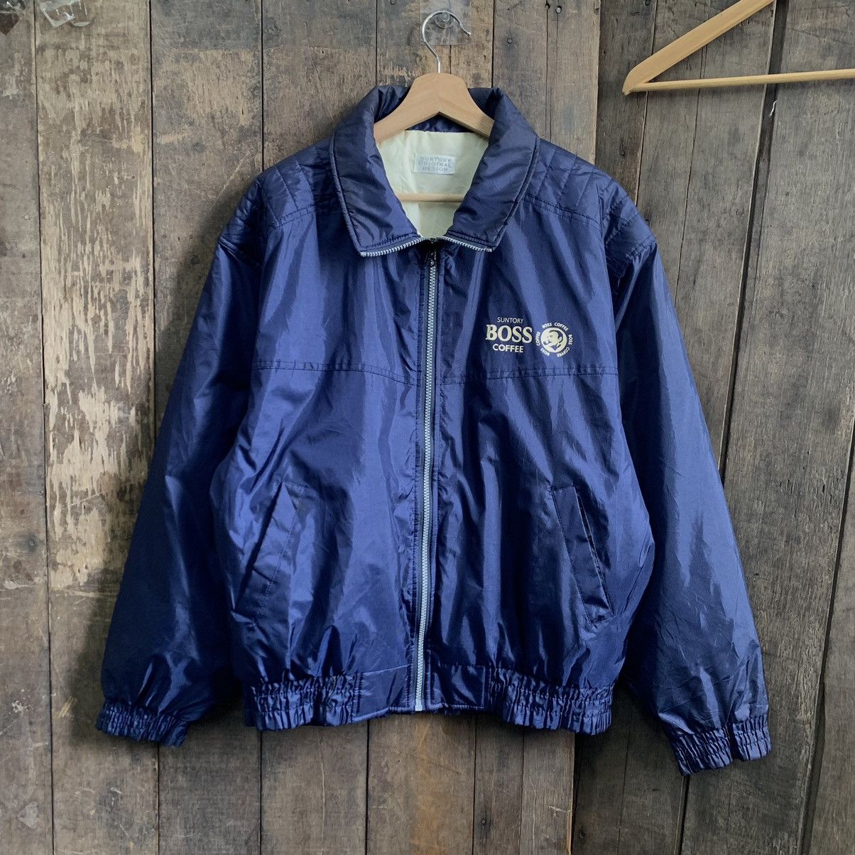 Japanese Brand Suntory Coffee Boss Bomber Jacket Size US L / EU 52-54 / 3 - 8 Thumbnail