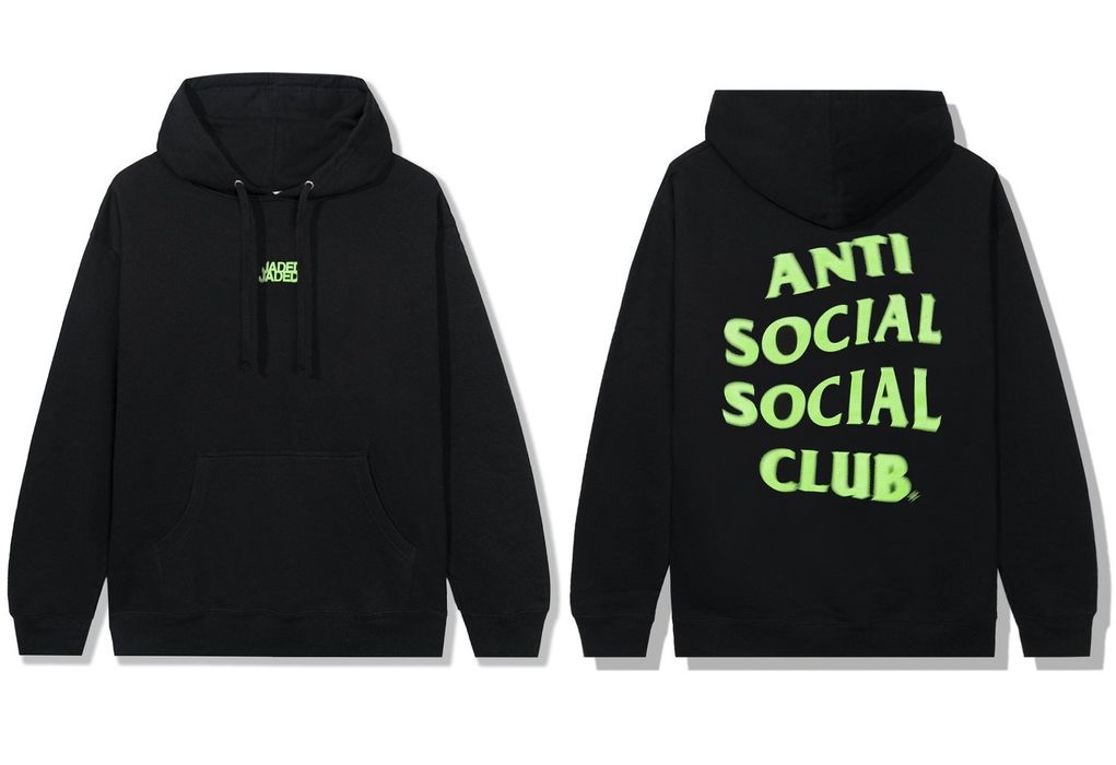 Anti Social Social Club DS SS21 Green ASSC Jaded Nowadays Black