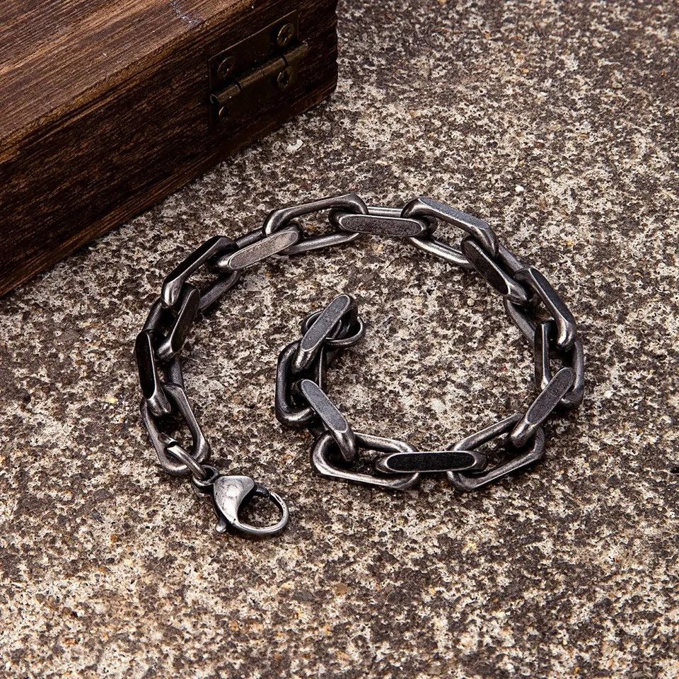 Jewelry Punk Rock Bicycle Chain Bracelet Size ONE SIZE - 2 Thumbnail