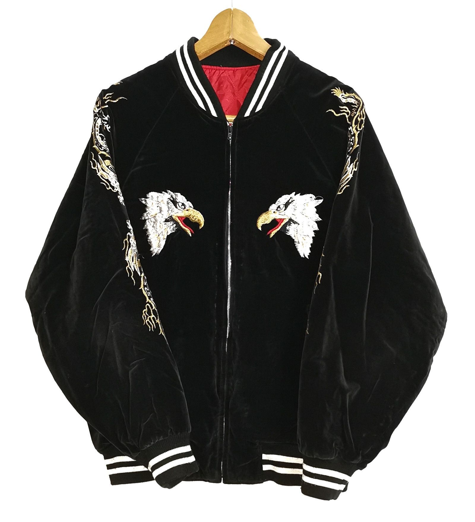 Other Sukajan Japan Yokosuka Embroidery Velvet Jacket Size US M / EU 48-50 / 2 - 4 Thumbnail