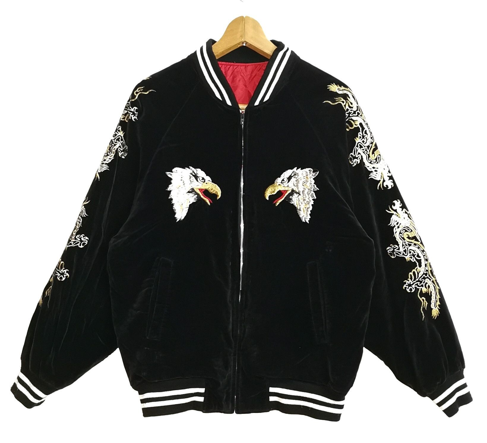 Other Sukajan Japan Yokosuka Embroidery Velvet Jacket Size US M / EU 48-50 / 2 - 3 Thumbnail