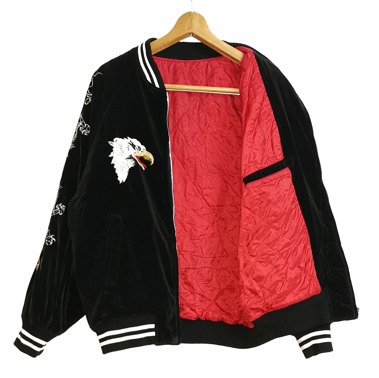 Other Sukajan Japan Yokosuka Embroidery Velvet Jacket Size US M / EU 48-50 / 2 - 6 Thumbnail