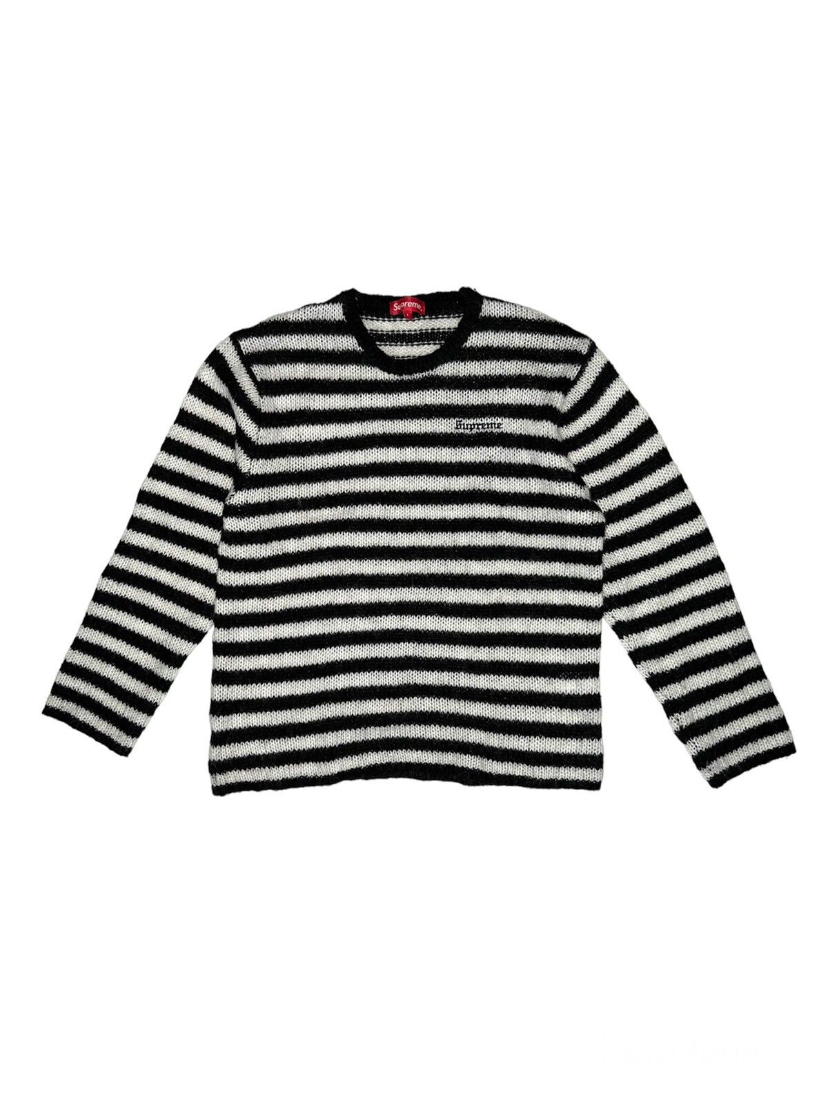 Supreme Supreme Stripe Mohair Sweater | Grailed